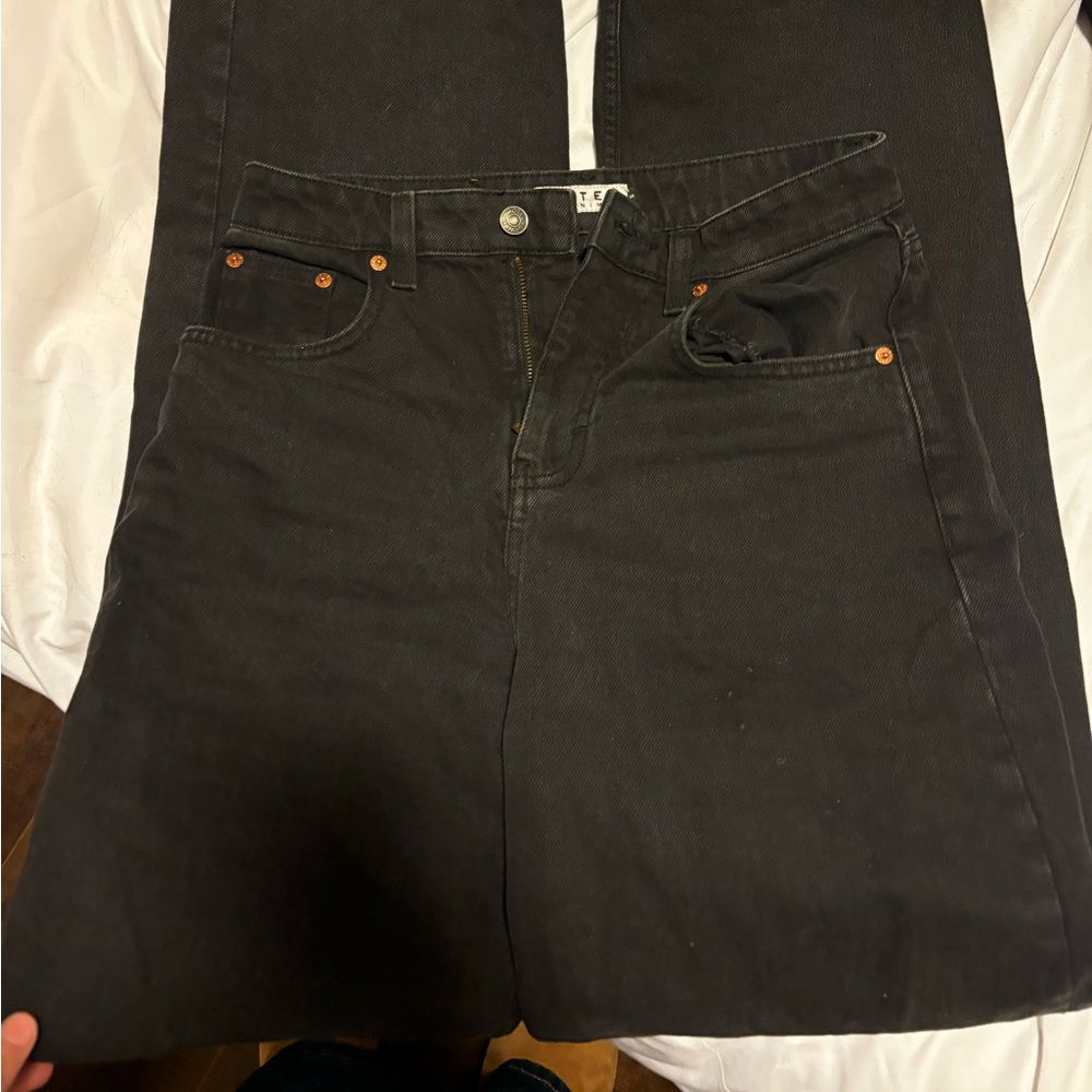 Motel Rocks Charcoal Denim Pants
